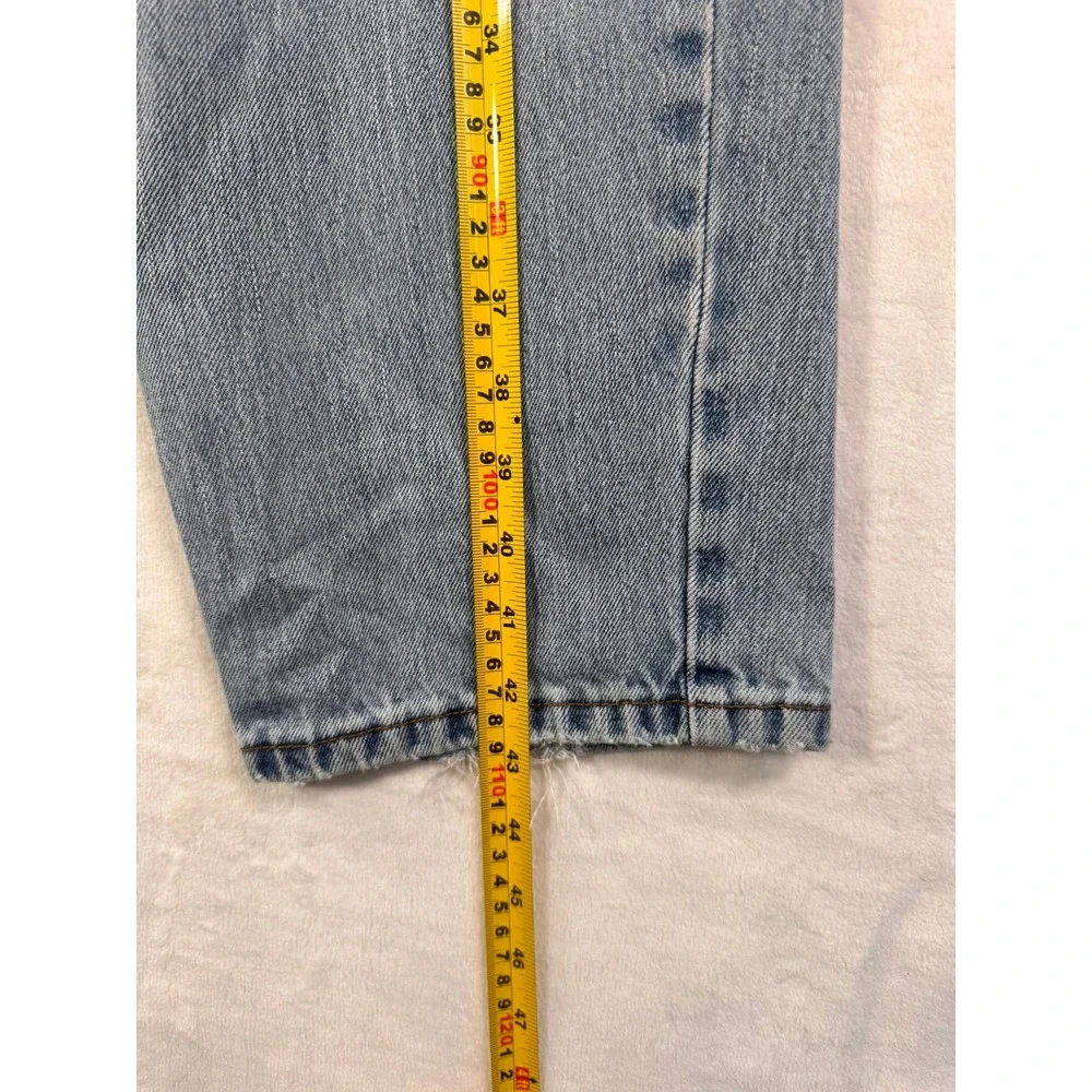 Levis 560 Comfort Fit Jeans Mens 33x32 Light Wash Blue Tapered Leg Vintage 90s